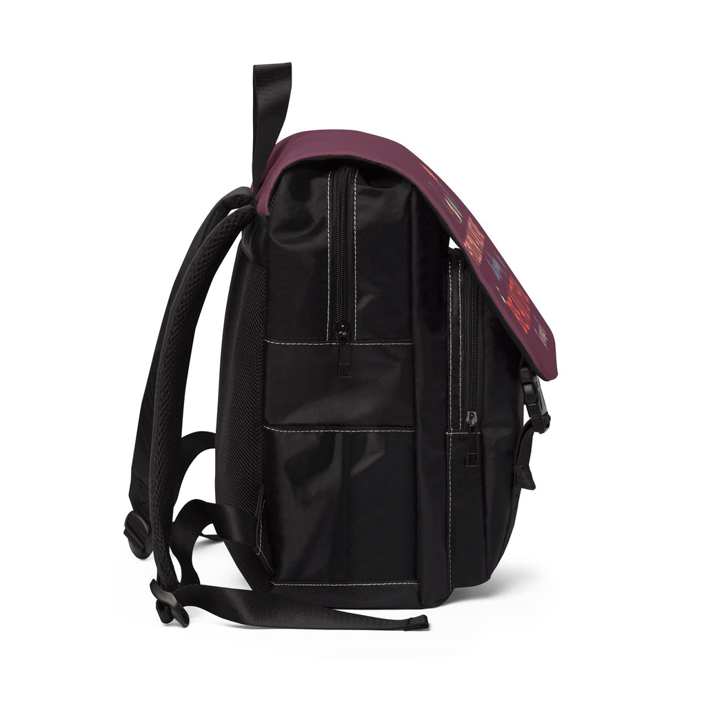 Backpack — “Follow a Mistake with Something Beautiful to Erase It” Inspirational School Bag
