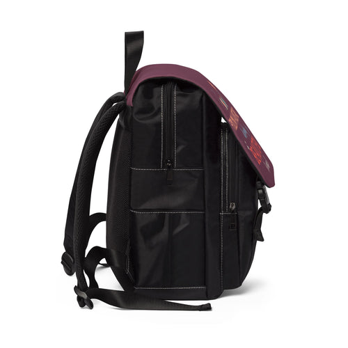 Backpack — “Follow a Mistake with Something Beautiful to Erase It” Inspirational School Bag